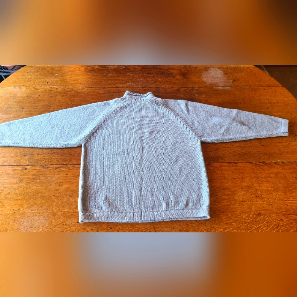 J Crew Cotton Sweater Women's Medium Gray